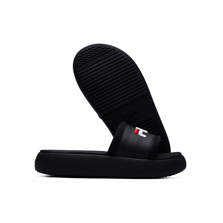 Fila Heritage-FHT Donut Fashion Casual Soft Comfortable Slide Sandals Women Sandals Black F12W124622FBK