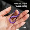 Novel S-Shaped 304 Stainless Steel Clip, Heavy-Duty Spring Snap Hook, High-Grade Fast Hanger For Outdoor Daily Use