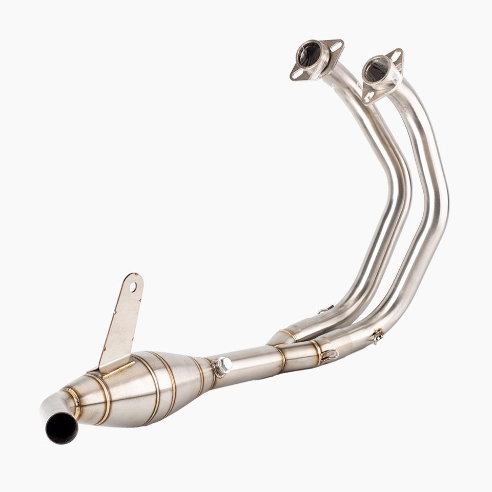 Motorcycle exhaust system for YAMAHA YZF-R25 YZF-R3 2014-2023 MT-25 MT-03 2016-2023 R25 exhaust front pipe R3 muffler mt03 r25