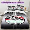 Egyptian Football Association Pattern Bedding,Quilt Set Quilt Cover Pillowcase Home Birthday Gift (1*duvet cover+2*pillowcase,without core)