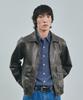 Uniform Bridge Faux Leather A-2 Jacket Brown