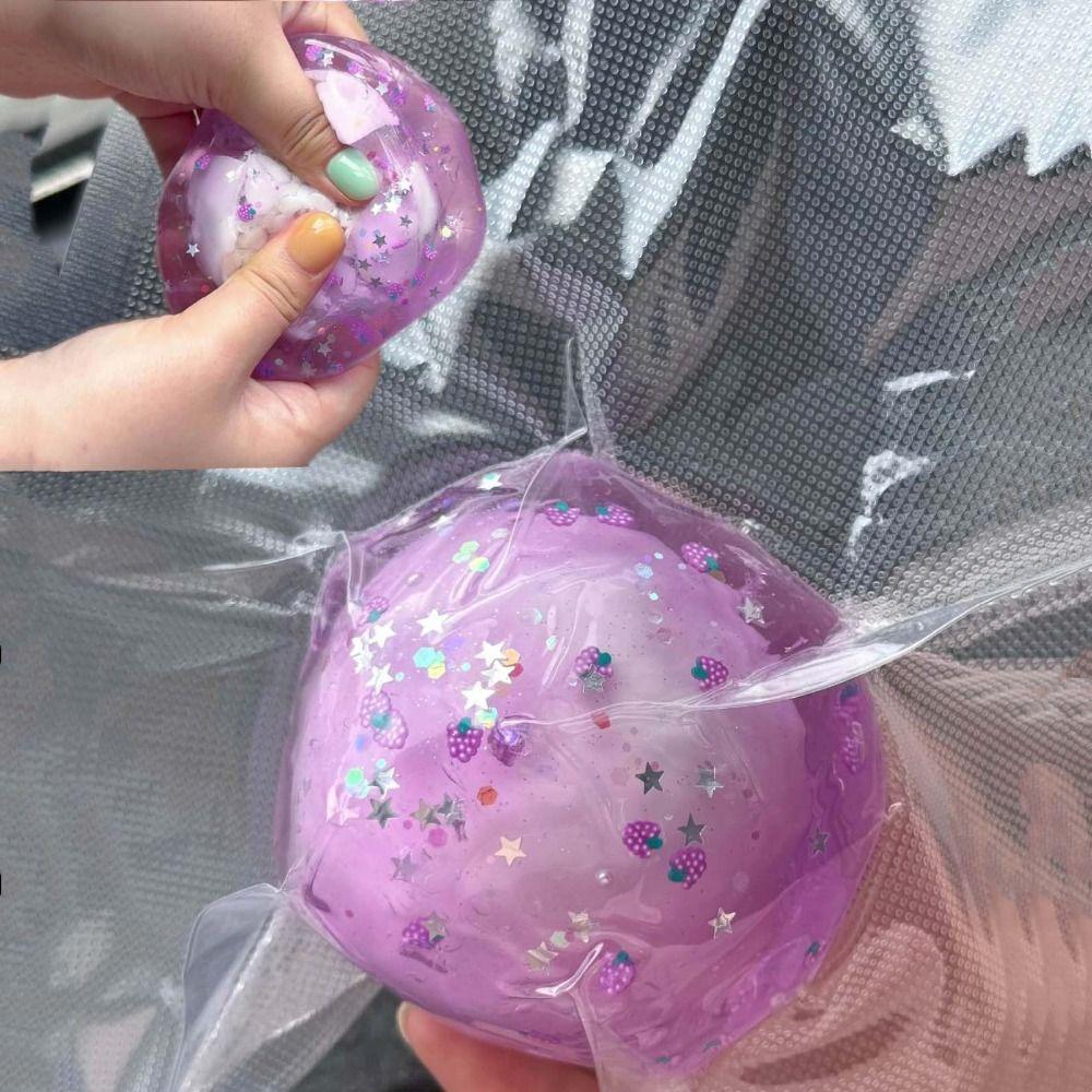 Shapable Crispy Squishy Ball Non-bounce Sensory Fidget Ball Wax Crunchy Squishy Children Gifts
