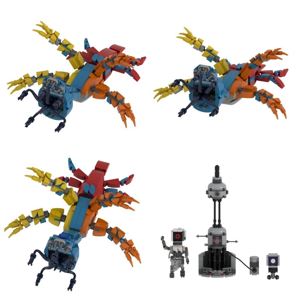 Smiling Poppy4 Critters Game Characters Building Blocks Toys Kidss Toys Puzzle