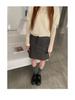 Sunai Damen High-Waist A-Linie Schlankmachender Weißer Cargo Minirock, Kollektion 2026