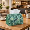 1pc Modern Botanical Tissue Box | Multi-Functional Napkin Dispenser, Two Sizes Available Suitable for Home, Parties, Car Decoration Heron Bird Tropica