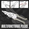 Multifunctional Wire Stripper Pliers, Decrustation Crimper Cable Cutter, Solves Wire Stripping Inaccuracy & Multi-Tool Carrying