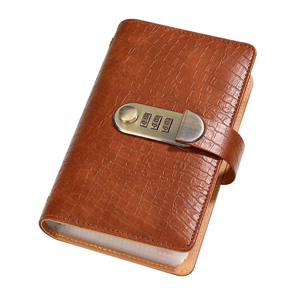 100 Pages Wallet Organizer Savings Challenges Book with Combination Lock Budget Planner for Travel Goal