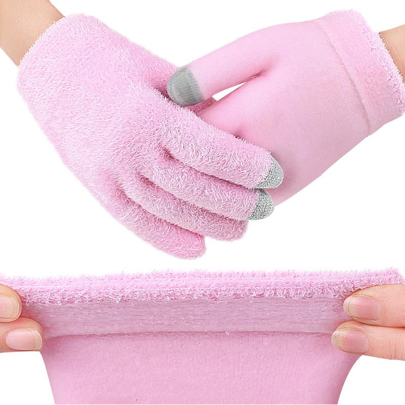 Touch Screen Gloves Women's Winter Warm Thickened Non-slip Driving Outdoor Full Finger Gloves Gel