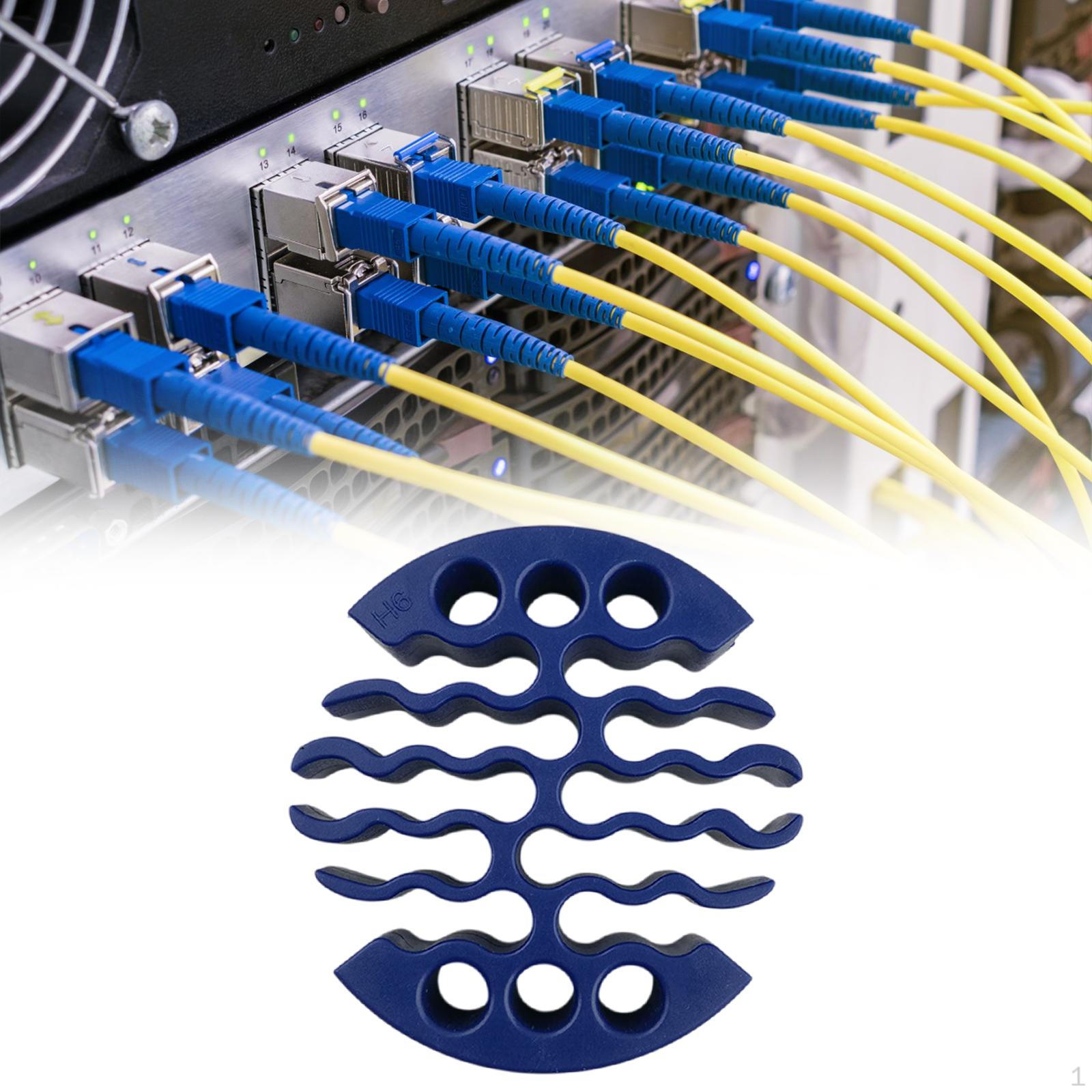 

Гребень для сетевых кабелей Подходит для держателя кабеля категории 6 Эргономичный дизайн Прочный диаметр. 3 дюйма для сервера синий