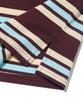 TAILOR STUDIO Multi-Stripe Collared T-Shirt (Wine)