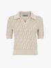 Silk-Cashmere Blend Jacquard Knit Top & Pencil Skirt Set for Women