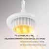 Whole House Heating High-Power Remote Control Warm Air Lamp Dimming E27 Spiral Electric Heater Fan Light Ceiling Fan Light