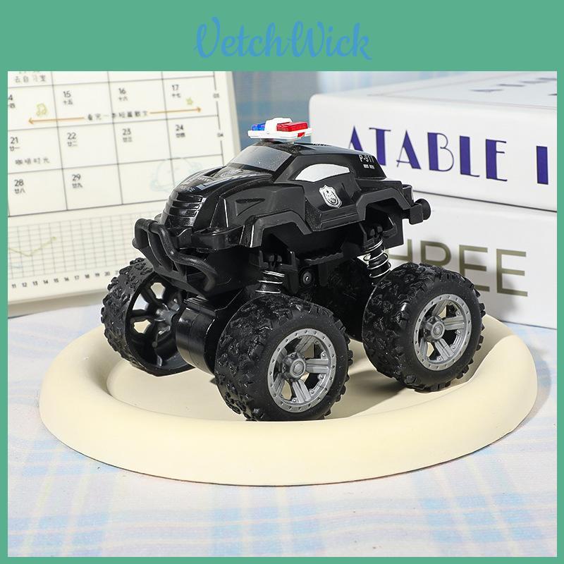 Off Road Police Car Toy With Inertia Drive Durable Plastic Model For Kids Play