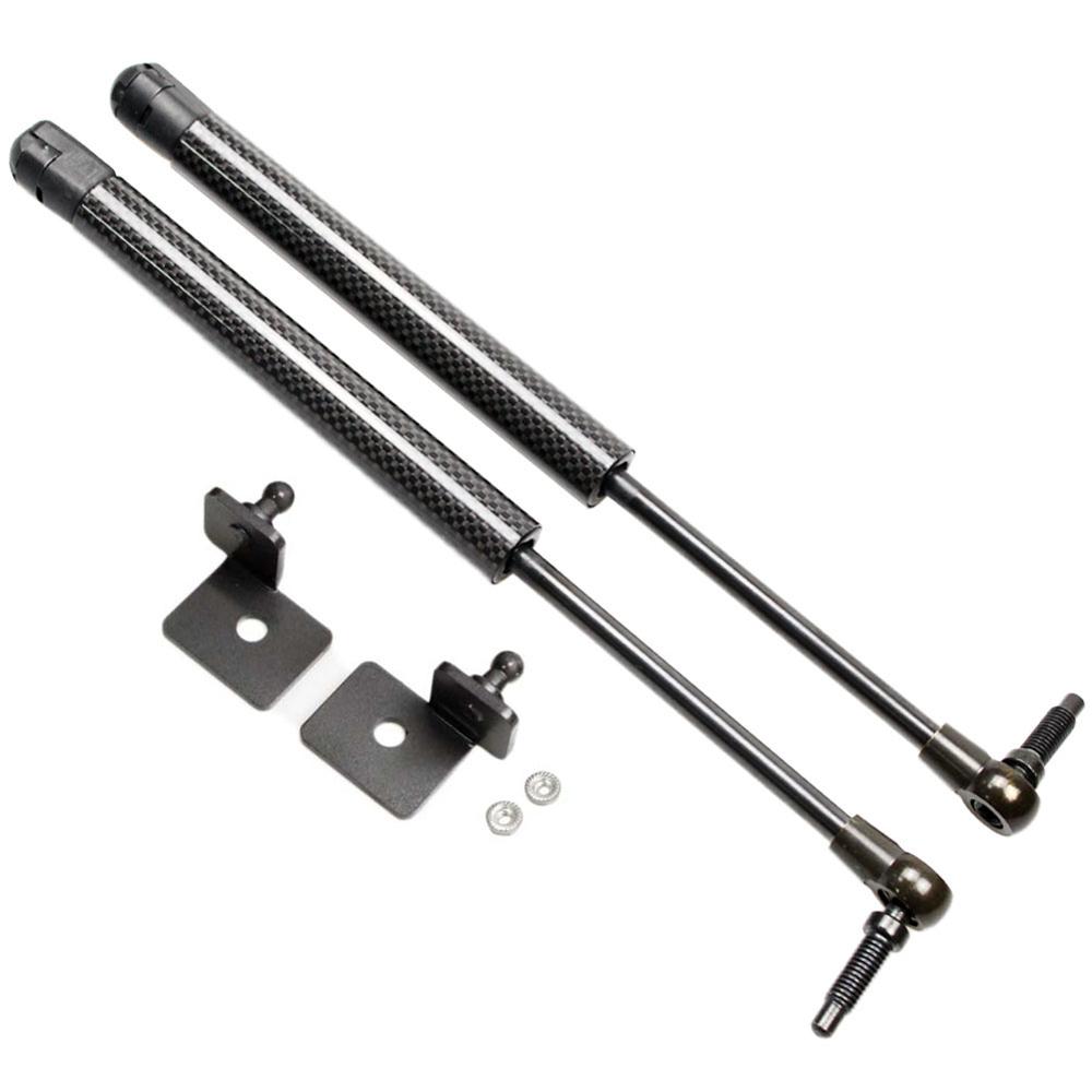 

Two Sides Front Hood Bonnet Gas Struts Lift Support Shock Damper for Ford Ranger 2012 2013 2014 2015 2016 Absorber Car Styling вуглецевого волокна, чорного кольору