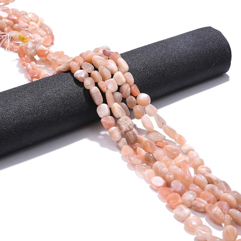 40-55 ks Přírodní barevný kámen nepravidelného tvaru volné korálky pro výrobu šperků DIY příslušenství k náramkům náhrdelník 15'' šňůra