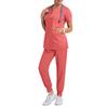 Dental Doctor Surgical Clothes Women'S Split Hand Washing Clothes Set Nursing Overalls Quick-Drying Hospital Nurse Clothes Thin Short Sleeves