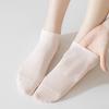 Female Spring and Summer Thin Simple Breathable Leisure Pure Color Boneless Mesh Socks