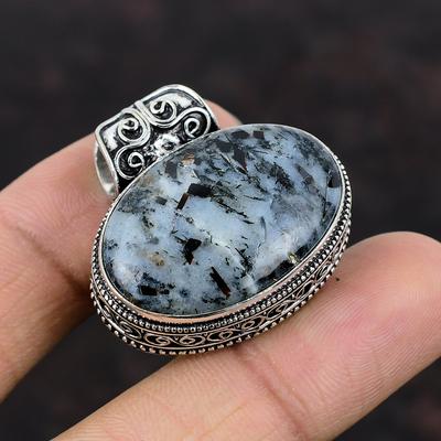 Astrophyllite Pendant Handmade Gemstone Pendant Vintage Pendant 925 Sterling Silver Pendant Astrophyllite Jewelry Wedding Gift Healing Stone