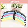 10pcs Flexible Multicolor Foam Hangers Clothing Storage Rack For Home Use