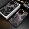 Fashionable Flower Silvery Hard Case for  Poco F6 M6 X6 F5 Pro Mi 13 12 11 Lite 5G NE 14 13T Pro 12T 14T Pro Matte Cover