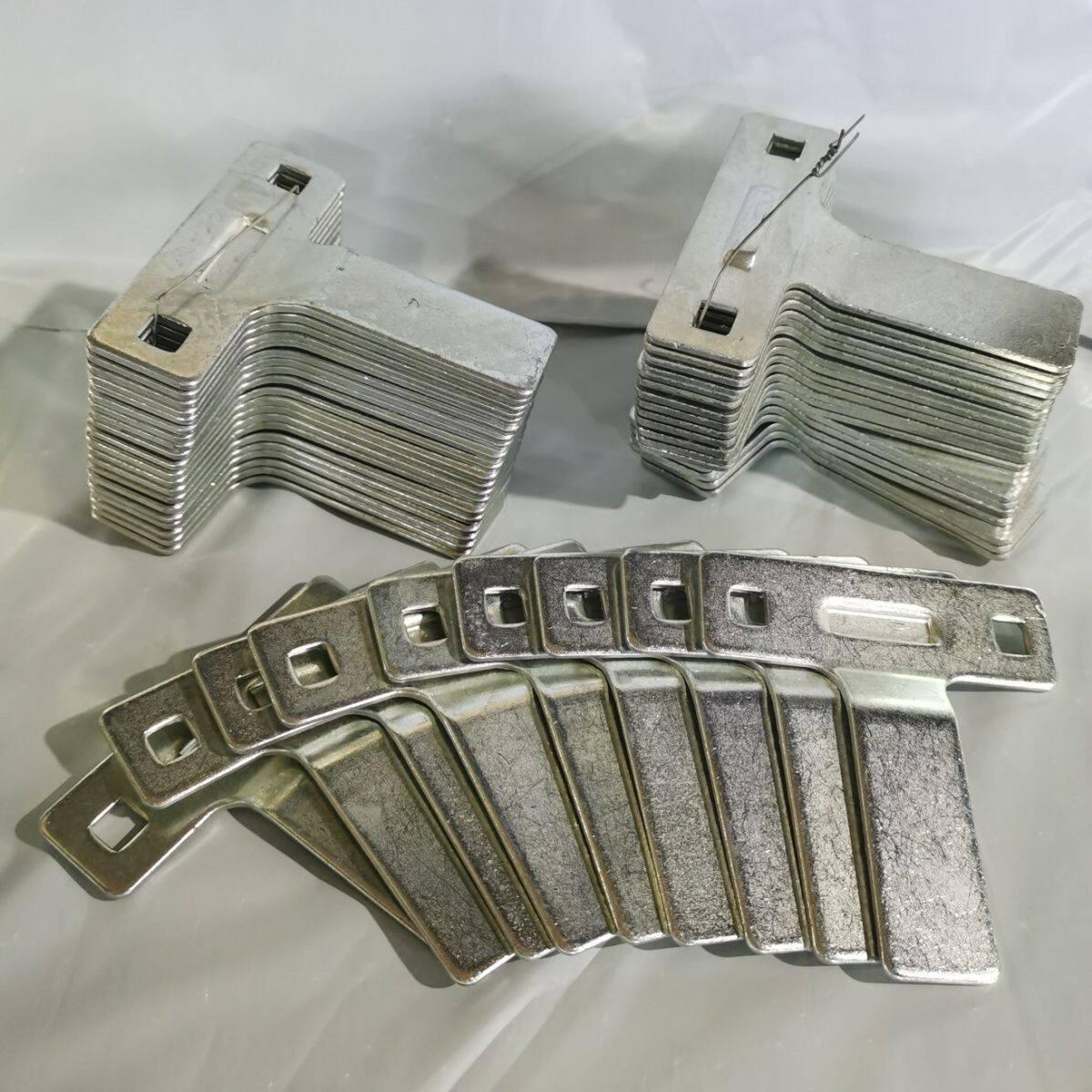T-Shaped Iron Frame for Positioning and Printing on Wire Mesh Panels 100 pieces - T-iron 2.0mm with screws