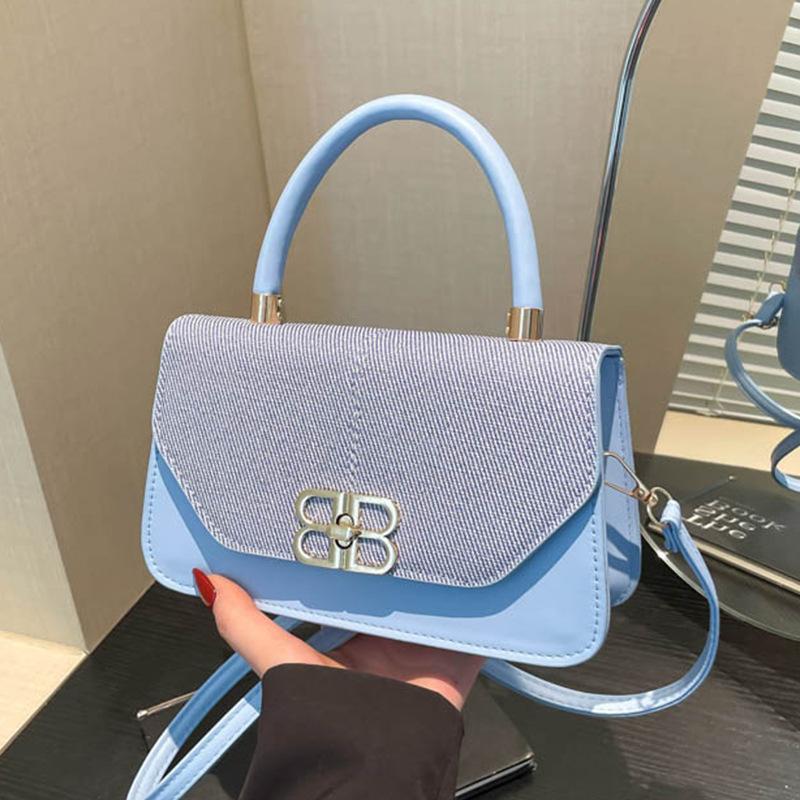 Trend bag women's bag 2025 summer new fashion simple underarm bag foreign style personalized shoulder crossbody small square bag