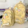 Schoolbag Children Elementary School Girls High School Large Capacity High Appearance Ins Striped Backpack
