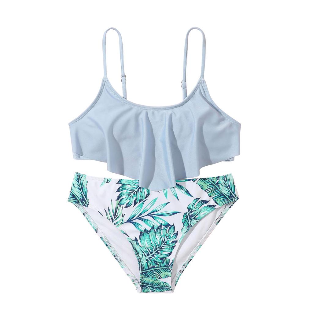 Summer Kids Two-piece Swimsuit Fashion Set For Girls