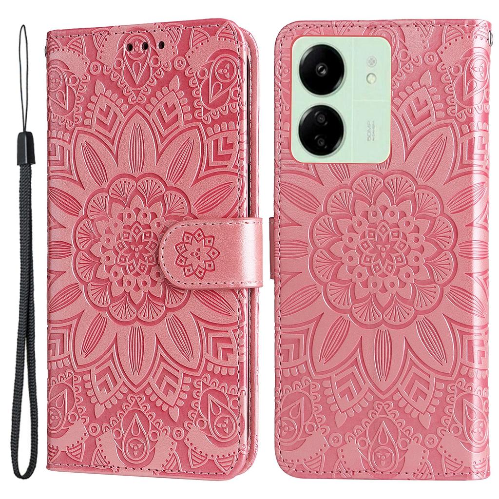 For Xiaomi Redmi 13C 4G/5G/13R 5G/Poco M6 5G/Poco C65 4G Phone Case Anti-Fall PU Leather Stand Wallet Cover
