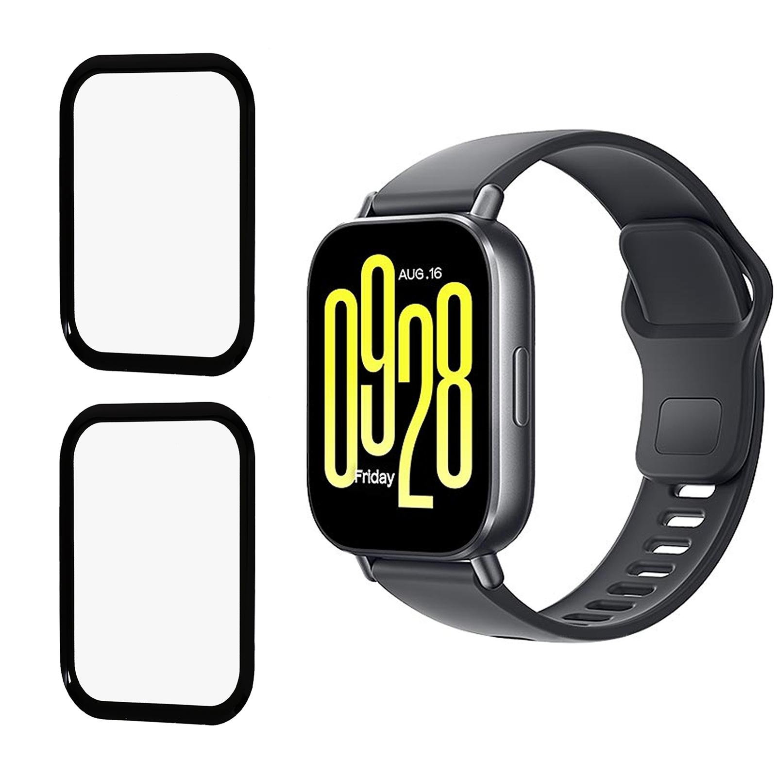 

2Pcs/Pack For Xiaomi Redmi Watch 5 Watch Screen Protector HD Clear PMMA Film (Black Edge) A