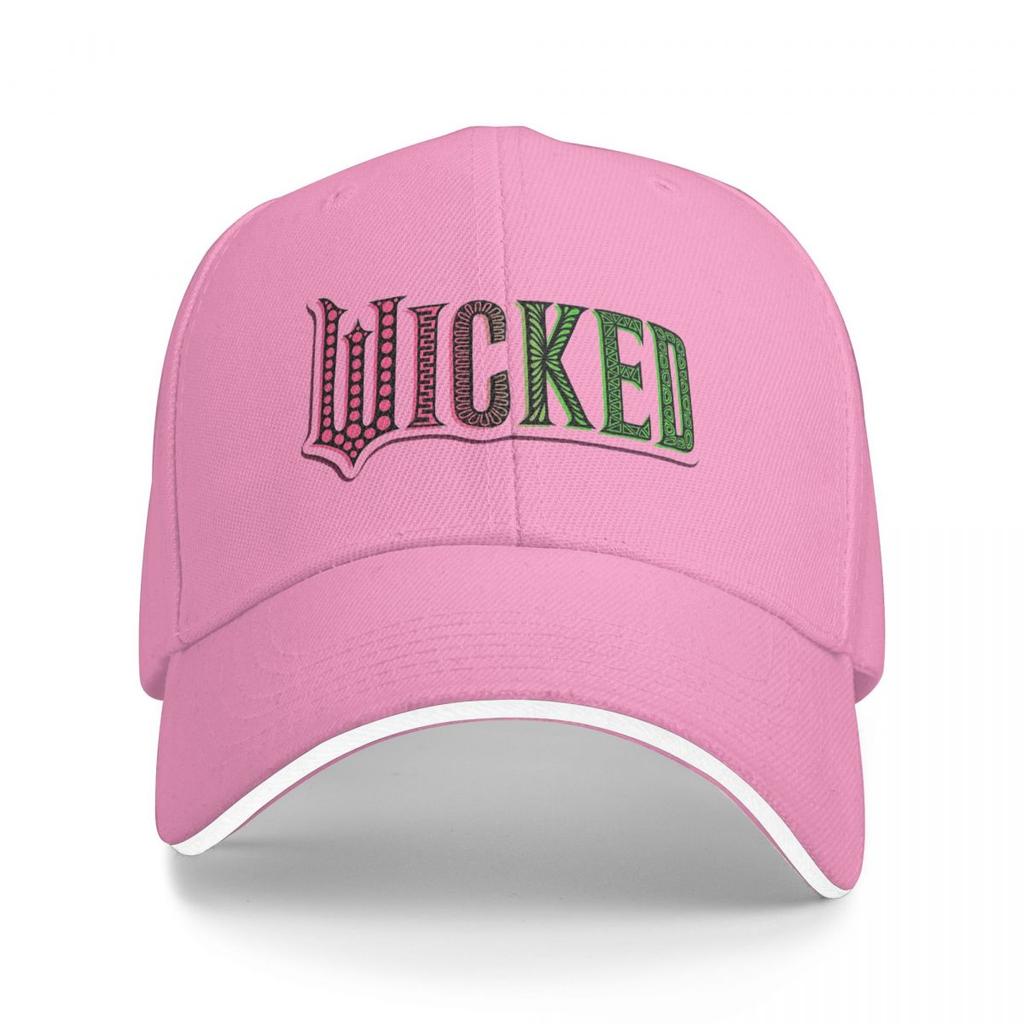 Wicked Glinda And Elphaba Logo Baseball Caps Snapback Baseball Hats Breathable Casual Casquette Outdoor for Men And Women