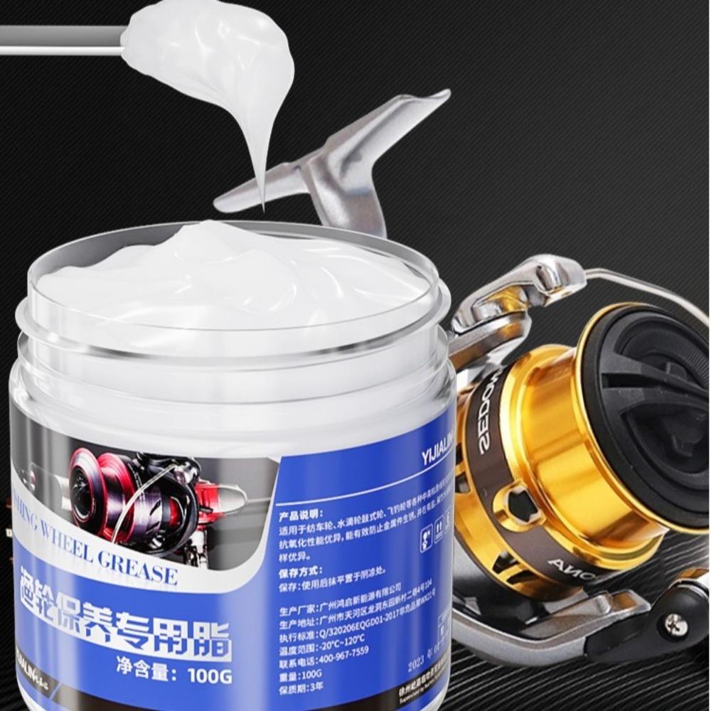 Maintenance Bait Casting Fishing Reel Grease Lubricating Stable Reel Grease Rust Prevention 100g Gear Liquid Oil Fishing Reel