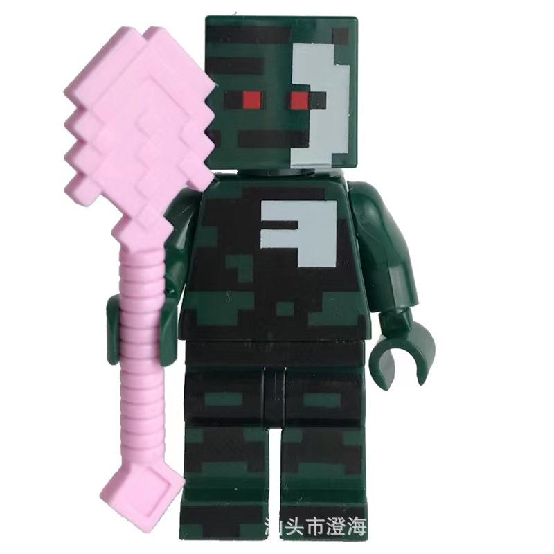 Ninja Warrior Superhero Doll With Weapon Single Building Block Assembly Toy