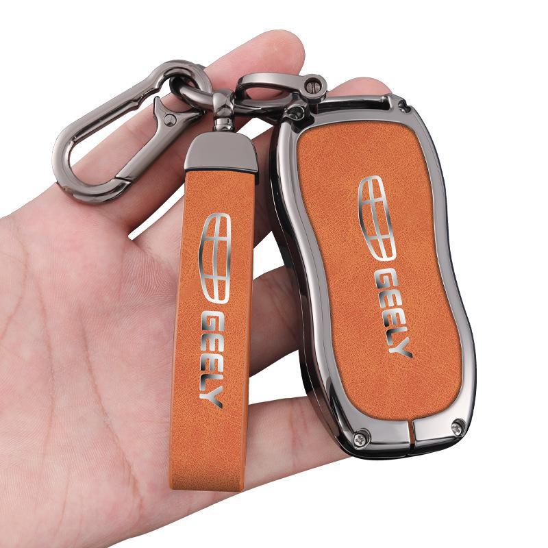 Geely Emgrand Key Cover Compatible with Xingrui, Xingyue L, Boyue L, Binyue, Binrui, Jiaji - Full Protection with Metal Buckle