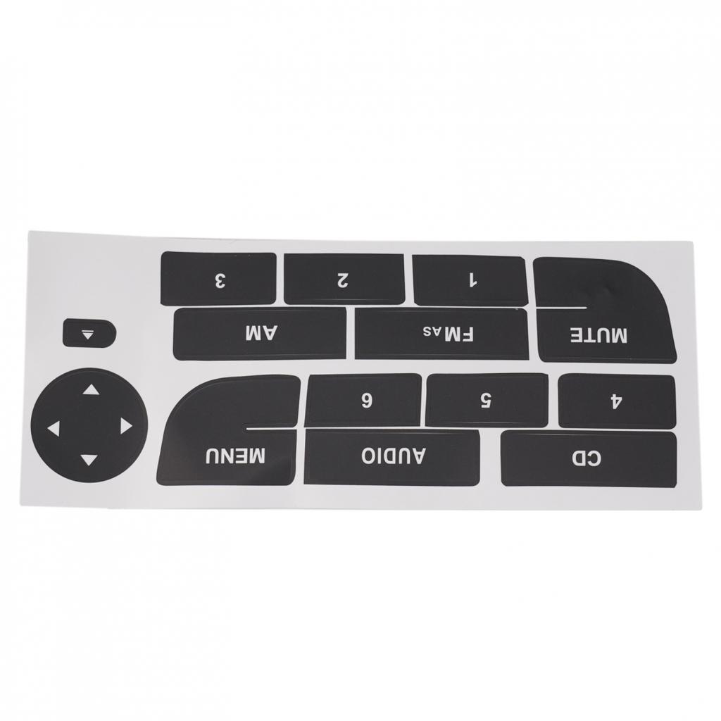 Radio Button Repair Decals Auto Parts CD Keys Decoration