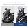 Transparent Windshield for Honda ADV350 Motorcycle - Modified PC Integrated Injection Mold