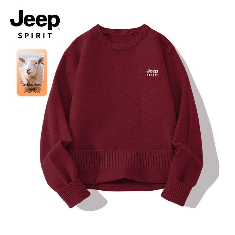 JEEP SPIRIT Men's Heavyweight Knit Pullover