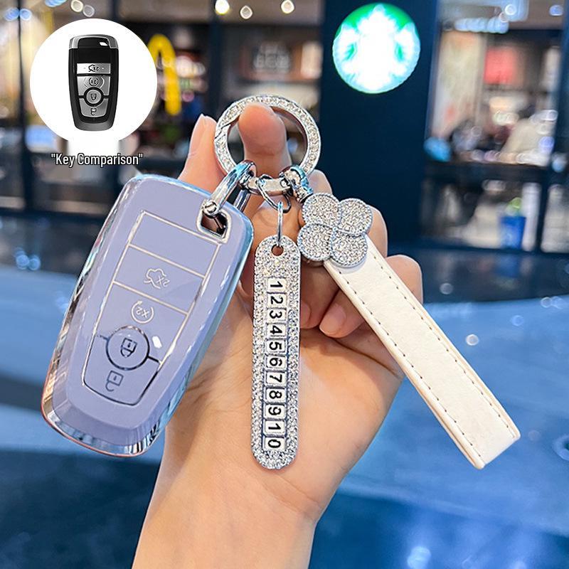 Key Case Shell for Ford Mondeo, Explorer, Focus, and Edge - Suitable for Men and Women