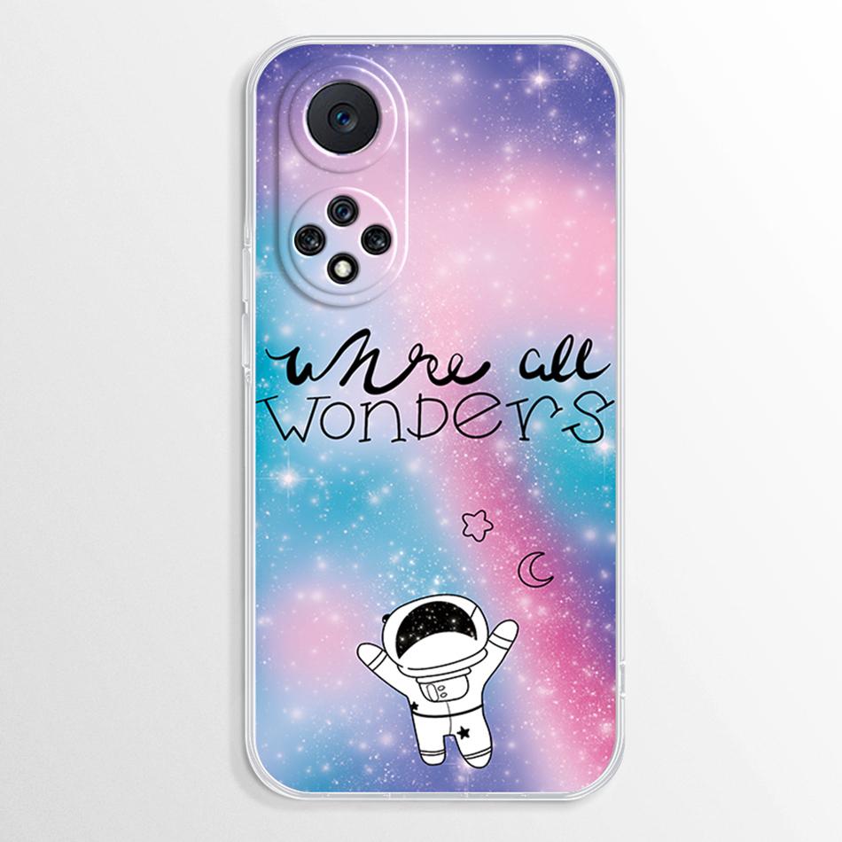 For Huawei Honor 50 Case Soft Silicone Fashion Marble Clear Cover For Honor 50 Honor50 Bumper NTH-NX9 Phone Case Honor 50 Fundas