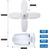 LED Garage Lights, 60W Led Garage Ceiling Light 6000LM Daylight,Deformable Light Bulbs 60 Watt Work Light,E26/E27 Shop Lights for Garage Barn