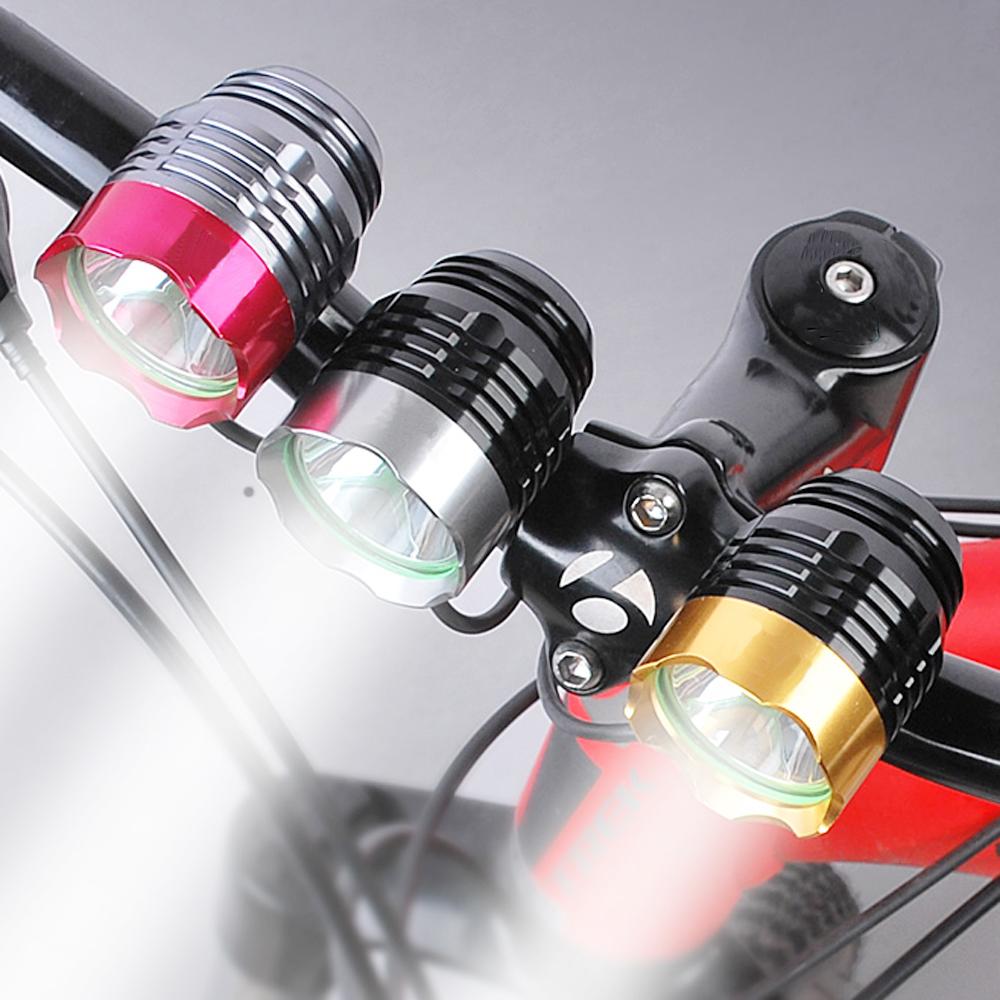 Luce LED T6 per Bicicletta da 1200 Lumen Super Luminosa Faro Anteriore per Bicicletta