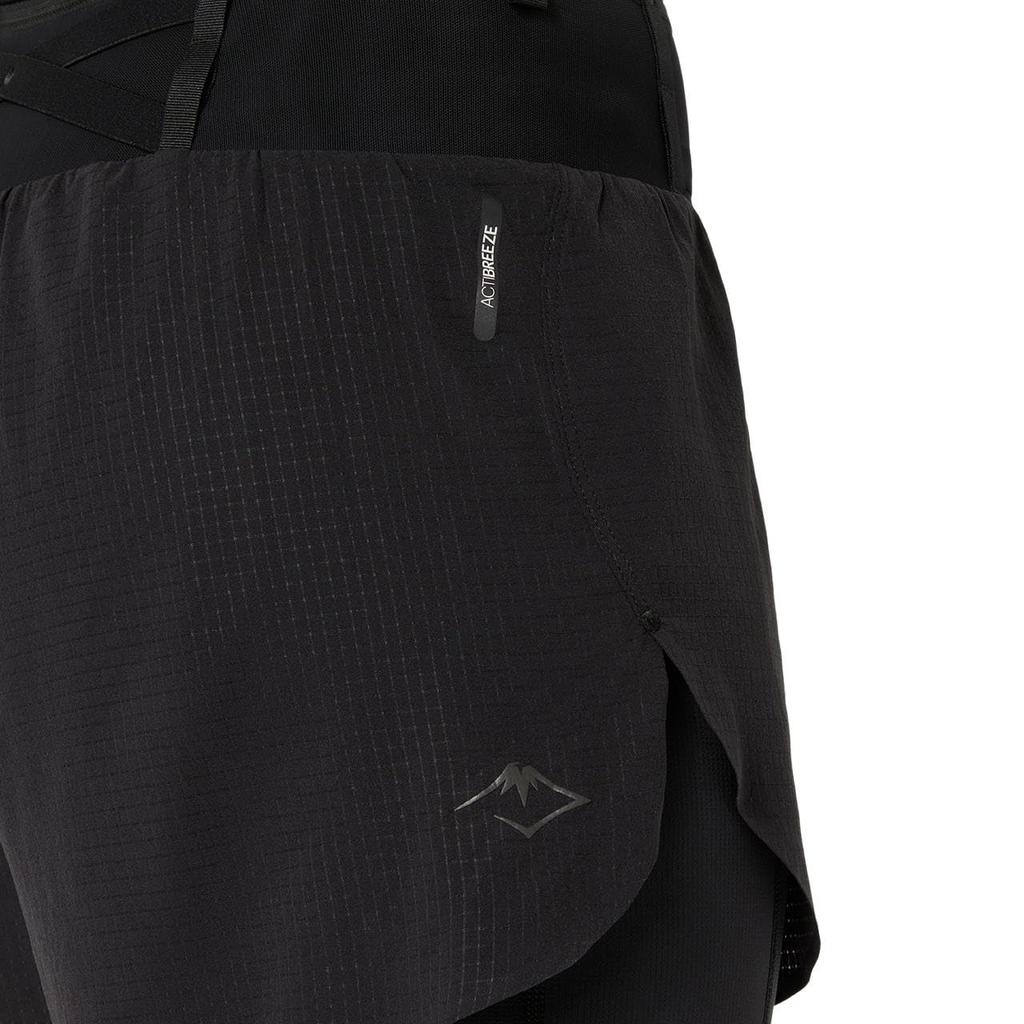 Running Wear FUJITRAIL ELITE SHORT PERFORMANCE BLACK L [ASICS]