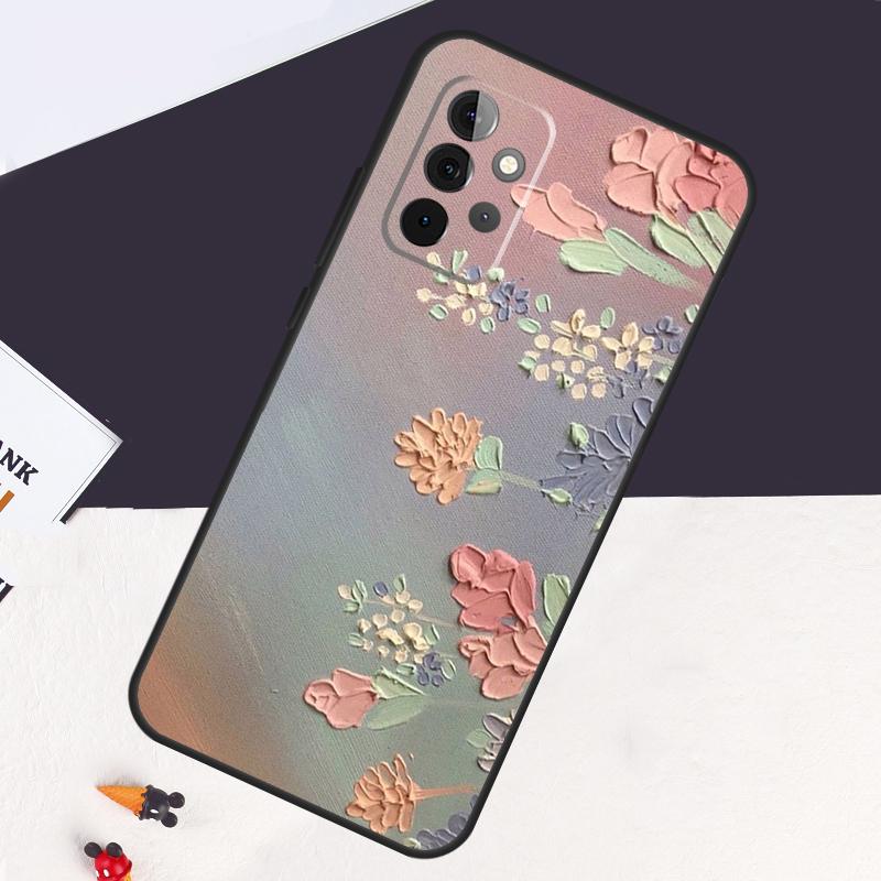 

Oil Painting Boho Flower Art Case For Samsung Galaxy A05 A06 A26 A16 A56 A36 A22 A32 A52 A54 A34 A14 A55 A15 A53 A33 A35 Samsung A35