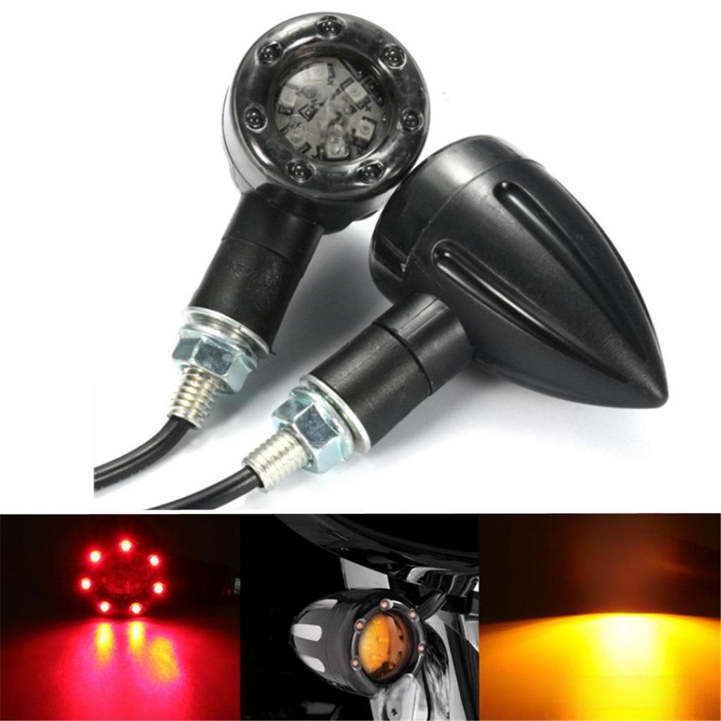 Retro Motorcycle Turn Signal for Harley Prince, ABS Material, Small Size, Fits Jialing 70 CG125