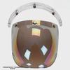 Japanese Three-Button Bubble Lens Motorcycle Helmet