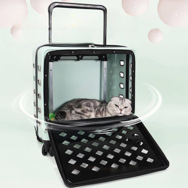 Cat Carrier and Strollers Portable Breathable Strong Load-bearing Capacity Cats Carrying Bag Cat Travel Accessories Supplies