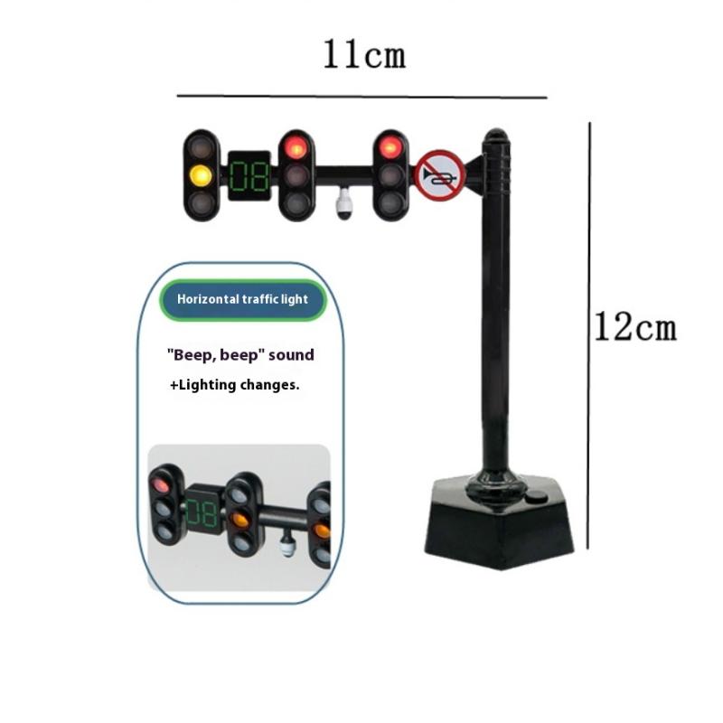 1 шт. Мини-модель светофора Игрушки Безопасность Дорожное движение Игрушка Световые знаки Модель Имитация Мини-светофор Строительные блоки Для детей