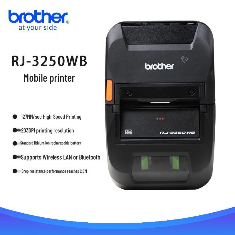 

Мобильный термопринтер этикеток Brother RJ-3250WB, штекер CN (адаптер в комплекте)