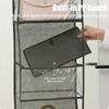 4Layer Multi-functional Fabric Storage Bags Hanging Bag for Behind The Door Underwear Bra Pants Clothes Toys Doll Organizer