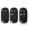Silikon Auto Schlüsselhülle für Jeep Renegade Compass Grand Cherokee für Chrysler Wrangler für Dodge Challenger Journey Charger